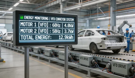 Automotive plant VFD energy optimization